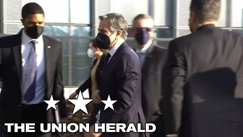 Secretary of State Blinken Arrives at NATO Headquarters