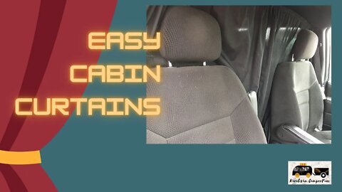 How to Make Quick & Easy Cabin Curtains - 2016 Dodge Grand Caravan