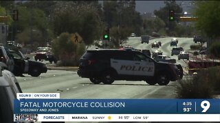 Deadly motorcycle crash near Speedway