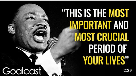 Martin Luther King Jr. Speech - How to Design Your Life's Blueprint - Motivational Speech - Goalcast