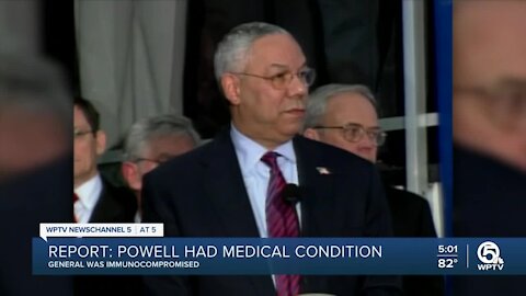 Colin Powell had underlying health issues