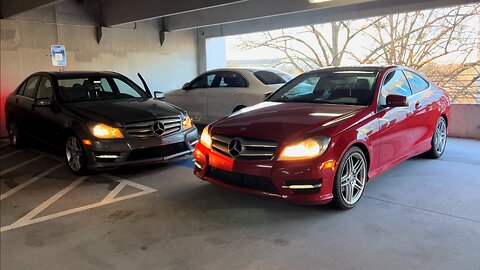 GETTING BOTH MY MERCEDES BENZ C250'S FROM COPART READY TO BE SOLD! C250 COUPE VS SEDAN