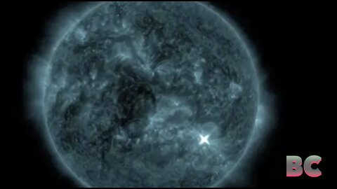 Strong solar flare sent blasting from Sun causing limited radio blackouts