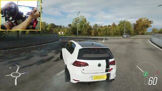 GOLF R TRAÇÃO TRASEIRA - Forza Horizon 4 Gameplay FH4 - logitech G29