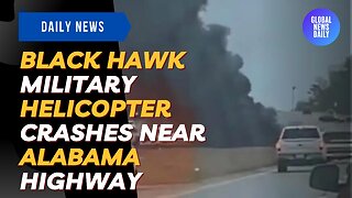 Black Hawk Military Helicopter Crashes Near Alabama Highway