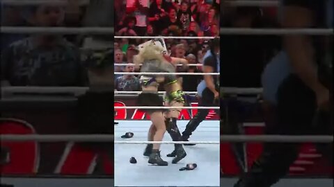 Bianca Blair attacks Bayley Raw Highlights #short #wwe #viral #shorts