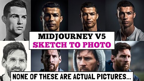 Midjourney Version 5 - Create EXTREME PHOTOREALISM From Sketches And Drawings! Full Prompt Guide