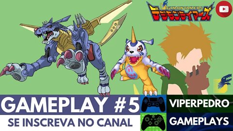 MODO HISTÓRIA COM GABUMON (HARD) | Digimon Tamers Battle Evolution [PlayStation]