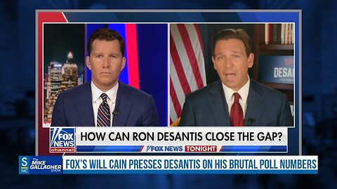 Will Cain asks Ron DeSantis why he’s “not connecting” with voters in the Republican primary