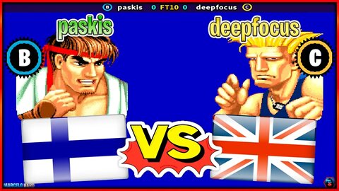 Street Fighter II': Hyper Fighting (paskis Vs. deepfocus) [Finland Vs. United Kingdom]