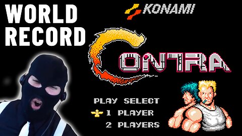 Contra (NES) NEW WORLD RECORD - Pervert Sets WORLD RECORD in Speedlosing Contra ANY% *WR* Run
