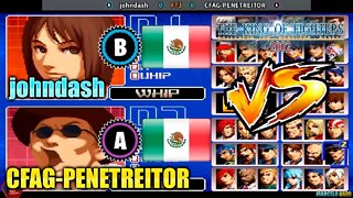 The King of Fighters 2002 (johndash Vs. CFAG-PENETREITOR) [Mexico Vs. Mexico]