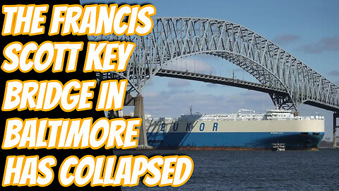 The Francis Scott Key Bridge Collapsed With People And Cars Falling 20 Meters Into The Water Below