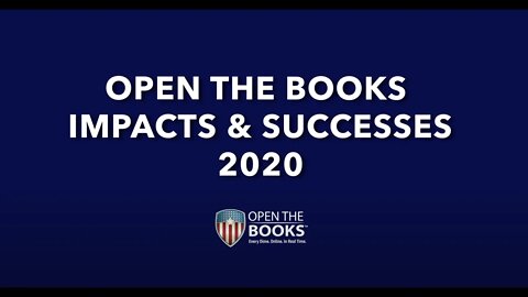 OpenTheBooks Impacts & Successes of 2020