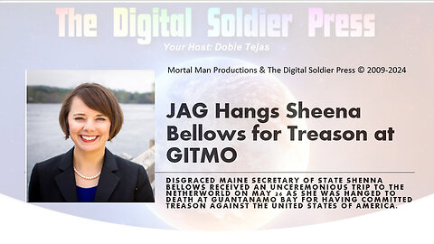 JAG Executes Maine Secretary of State Shenna Bellows for Treason