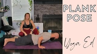 How to do Plank Pose? | Plank Pose AKA Chaturanga Dandasana | Yoga Education with Stephanie