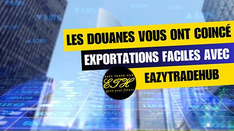 Le chaos douanier écrase vos exportations ? eazytradehub.com enregistre avec clarté et confiance !