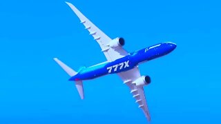 Amazing 777X Dubai Airshow Footage