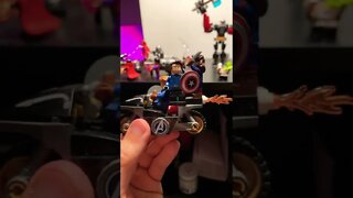 Lego Captain America Bucky Barnes and Peggy Carter Minifigures