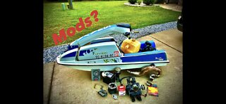 86 Js300 jetski build. Kerker pipe, skat trak impeller & more awesome mods.