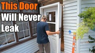 How To Install A Door That Will Never Leak | THE HANDYMAN |