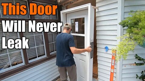 How To Install A Door That Will Never Leak | THE HANDYMAN |