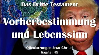 Vorherbestimmung und Lebenssinn... Jesus Christus erläutert ❤️ Das Dritte Testament Kapitel 45