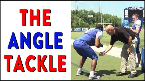 Tackling Skills and Drills - Angle tackle featuring Coach Jeff McInerney
