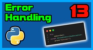 2024 Python - Error Handling 😲