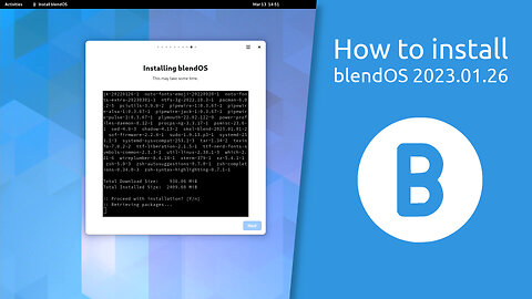 How to install blendOS 2023.01.26