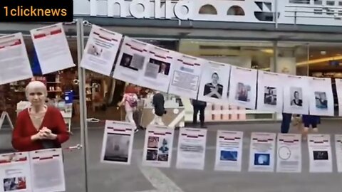 CITIZENS IN GERMANY🇩🇪🚷🥀DISPLAY STORIES IN PUBLIC ABOUT COVID POISON SHOT🦠🔬🧪💉🤢💫