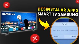 Como DESINSTALAR APLICATIVOS na SMART TV da SAMSUNG