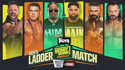 Men's Money In The Bank Ladder Match 2024 - Highlights.