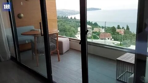 Video: Jaw-dropping sea-view room at the cliffside Angsana Corfu hotel