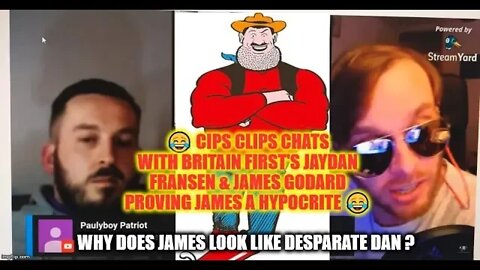 😷 James Goddard Comes Out As Jim Dowson's Knights Templar Christian Solider 😷
