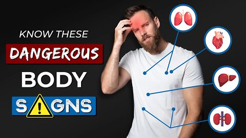 10 BODY SIGNS you should NOT IGNORE as a man