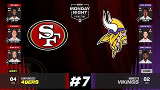 Madden 24 Game 7 San Francisco 49ers Vs Minnesota Vikings