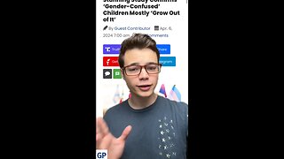 Victor Reacts: It’s Just a Phase - Study Confirms Kids Grow Out of Gender Confusion