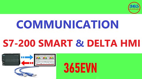 0088 - Communication Siemens S7-200 smart plc and hmi delta
