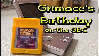 Grimace's Birthday on the Gameboy Color