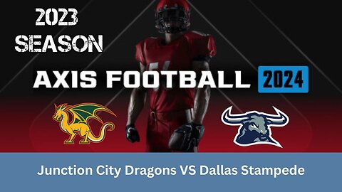 Axis Football 2024 | Franchise Mode 2023 Season | Game 12: JC VS Dallas Stampede!