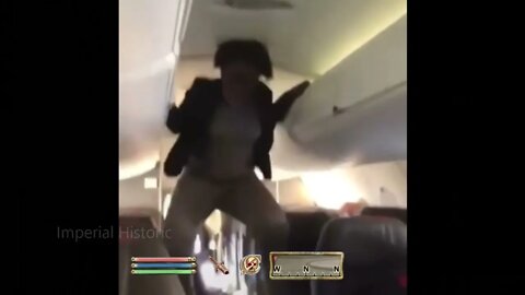 Redguard Possessed by Skooma Demon on Aeroplane - Oblivion NPC