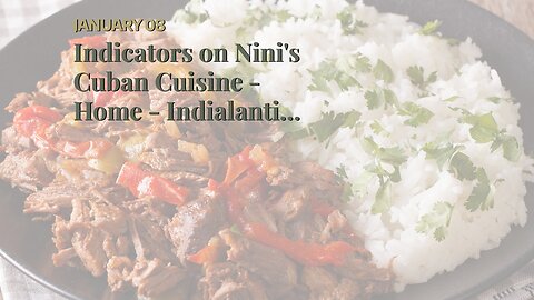 Indicators on Nini's Cuban Cuisine - Home - Indialantic, Florida - Facebook You Should Know