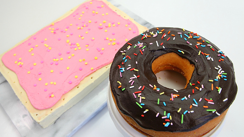 Breakfast Cake! - POPTART DONUT