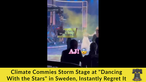 Climate Commies Storm Stage at "Dancing With the Stars" in Sweden, Instantly Regret It