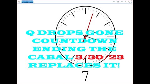 Qagg Dot News deletes ALL Q posts & inserts a Batman style clock ending 3/30/23!