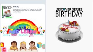 Discover Series - Birthday