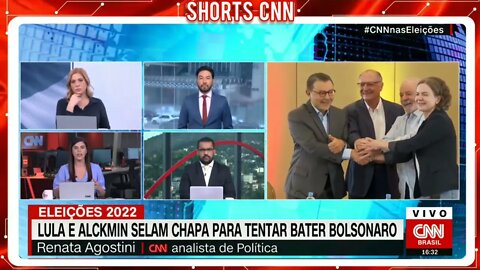 Análise: Renata Agostini, Lula e Alckmin selam chapa para tentar bater Bolsonaro | @SHORTS CNN