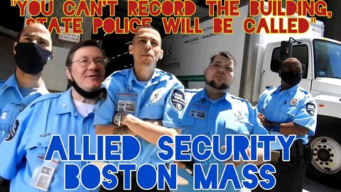 Hot Headed Tough Guy Gets Educated. State Police Called. Allied Security. Shutdown. Boston. Mass.