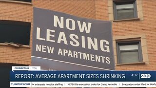 Report: Average apartment sizes are shrinking